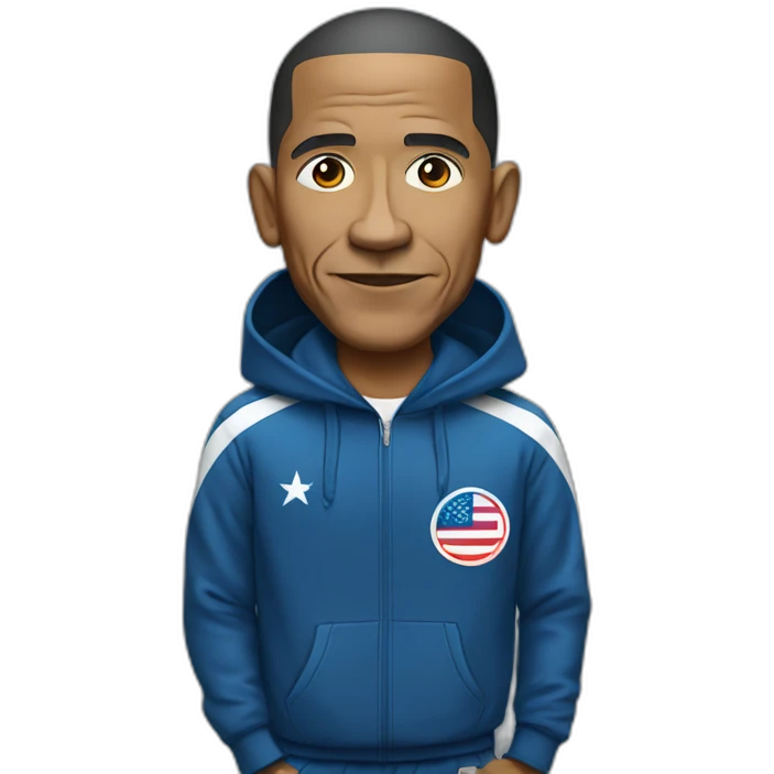 obama in a tracksuit emoji