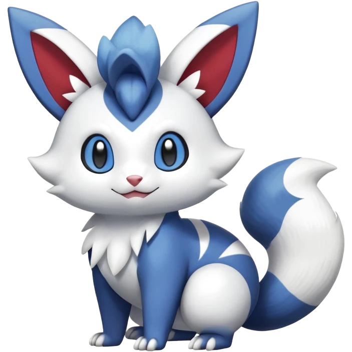 Shiny Furret-Minccino-Meowstic-Zangoose-Hybrid (Full body) emoji