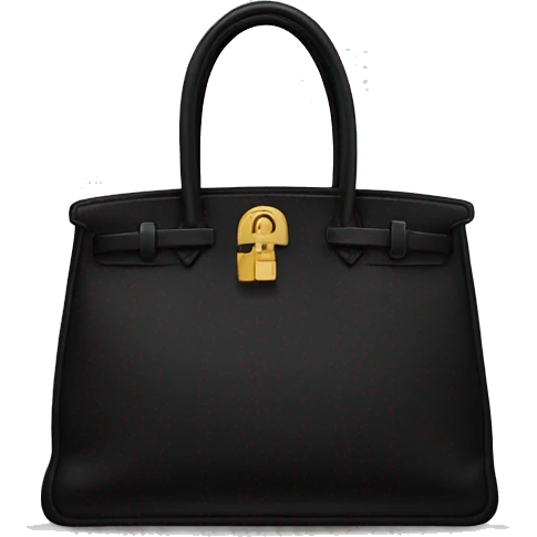 Black Hermes Purse  emoji