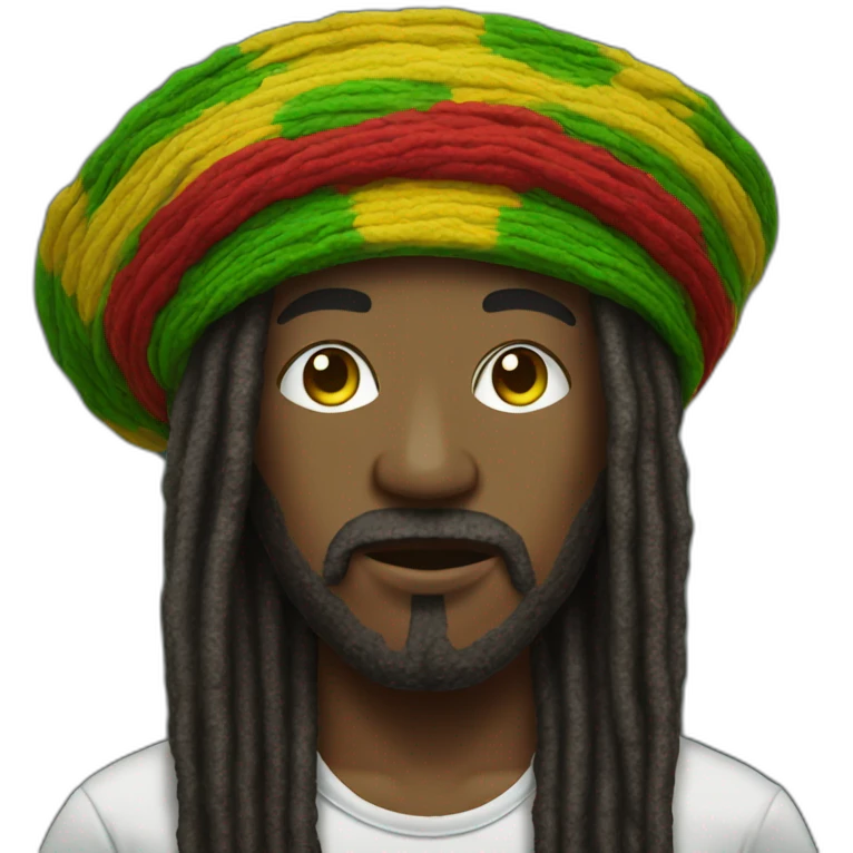 Rasta bitcoin emoji