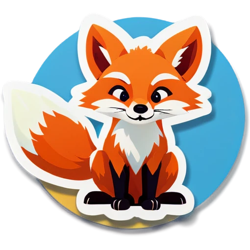 Tiny fox furious emoji