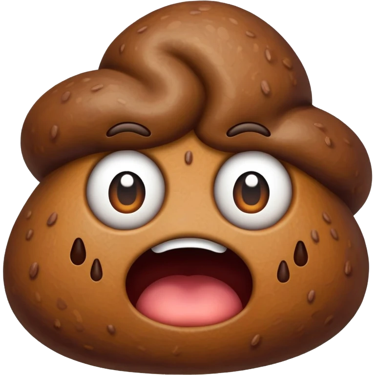 scared poop emoji emoji