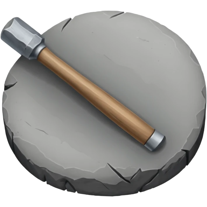 A round hammerstone used for breaking bones or shaping flint.






 emoji
