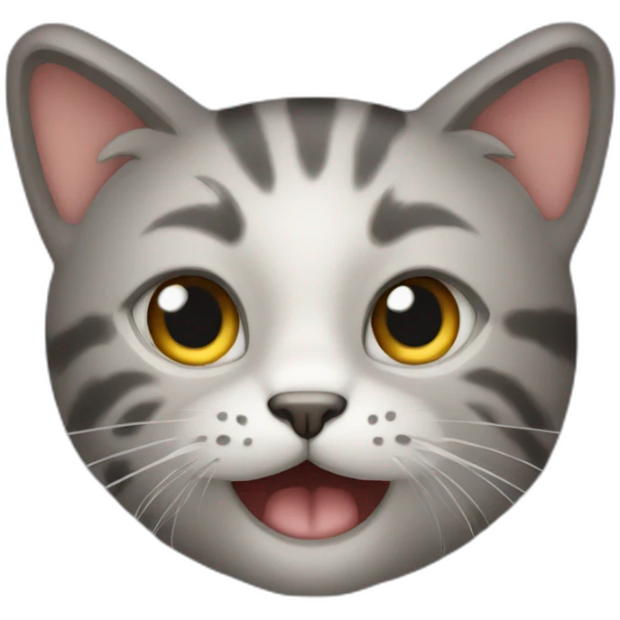 Cat with two tails emoji