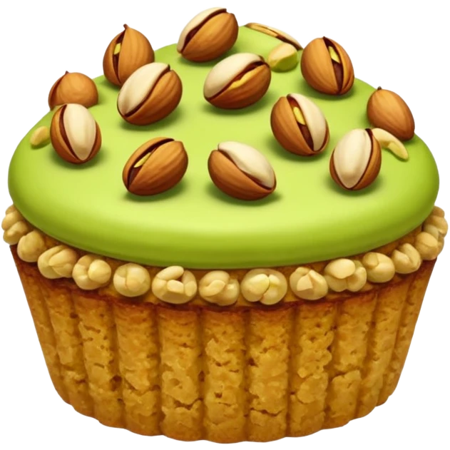 Pistachio Crumble Cakes emoji