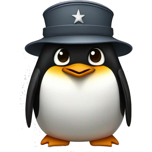 penguin soldier emoji