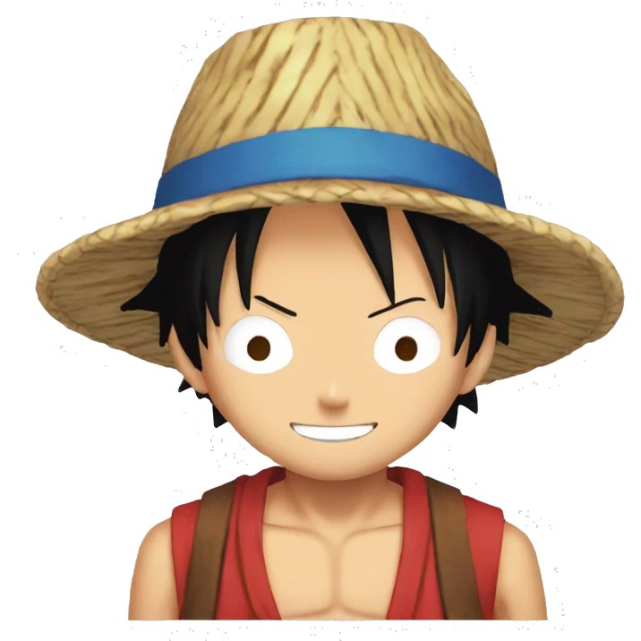 Luffy avec le one piece emoji