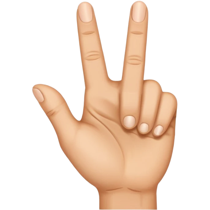 Middle finger emoji