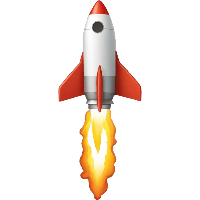 rocket, space, flamme emoji