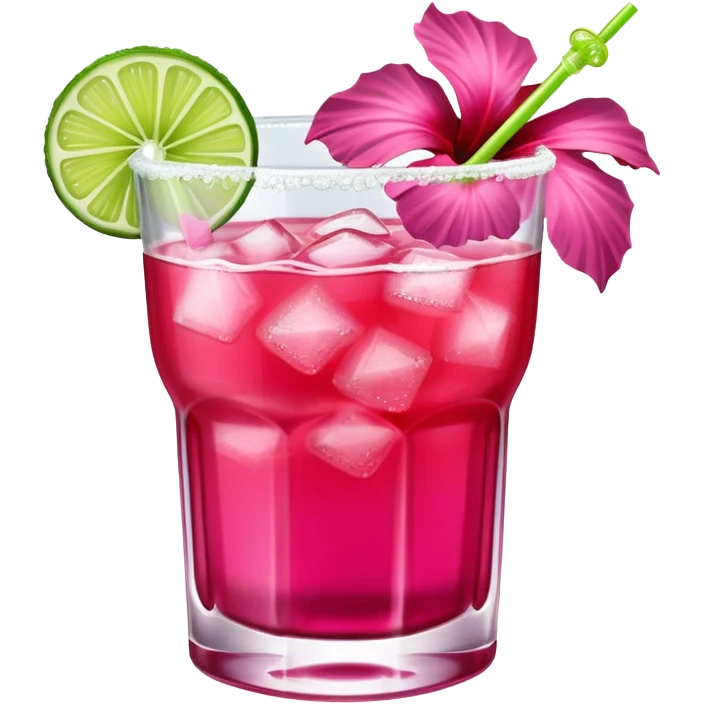 hibiscus margarita emoji