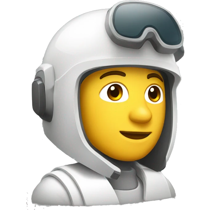 ingeniero con casco blanco  emoji