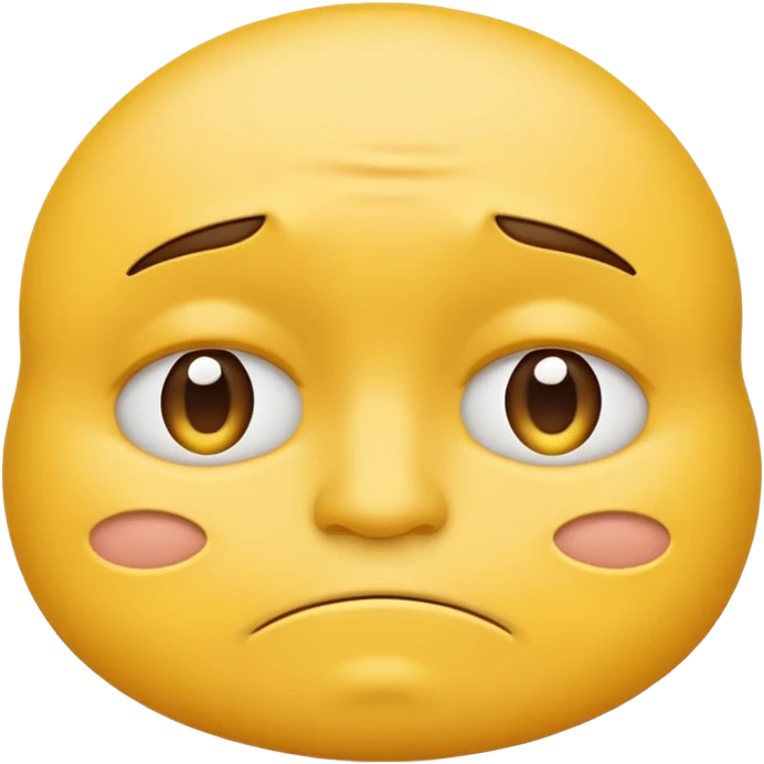 A frown face emoji with a triple chin  emoji