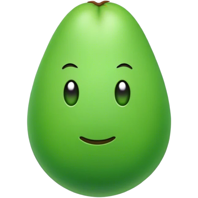 A cool bean emoji