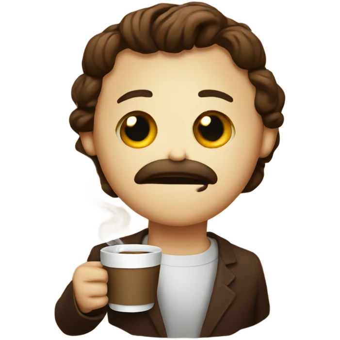 Coffee smoking  emoji