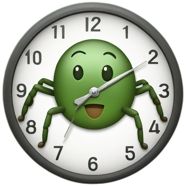Tick tock emoji