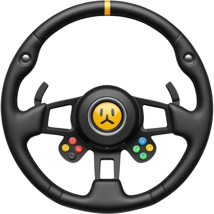 Racing sterring wheel emoji