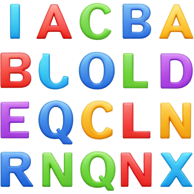 Alphabet emoji