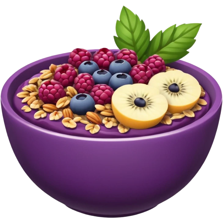 Acai bowl emoji
