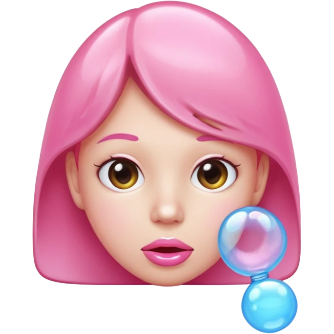 person gum bubble emoji