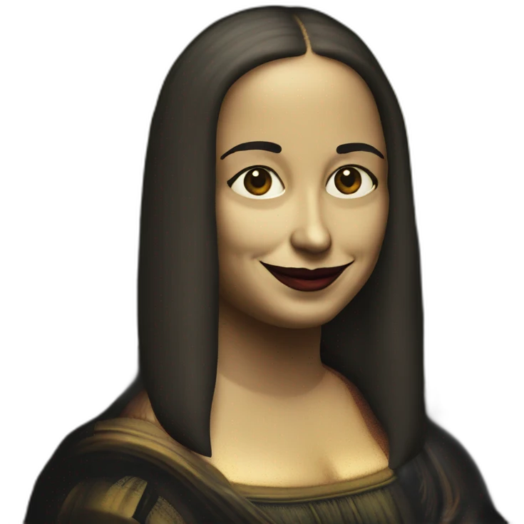 A-clown-is-mona-lisa emoji