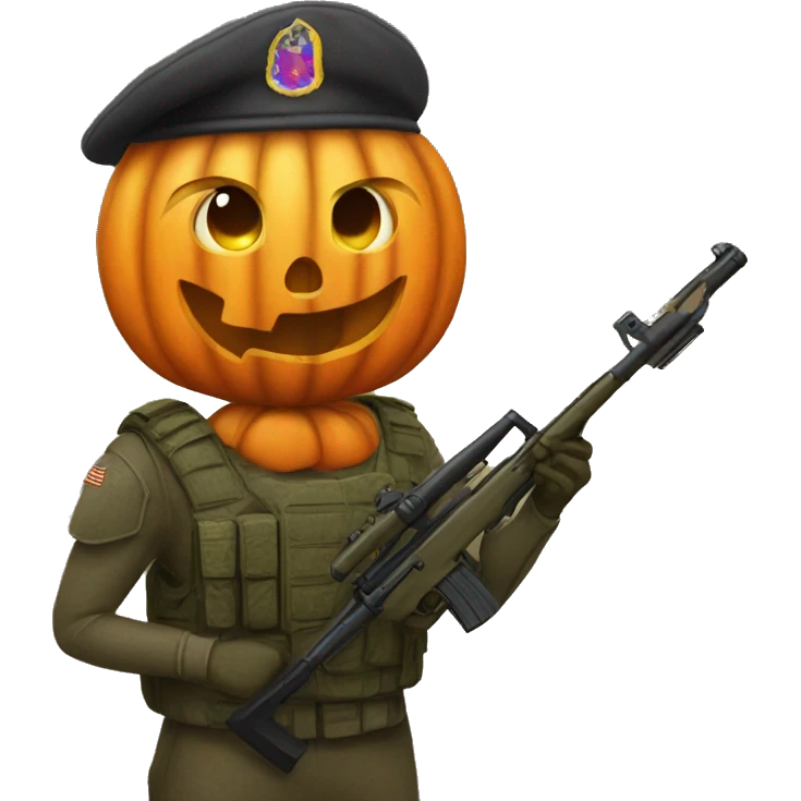 Pumpkins solider   emoji