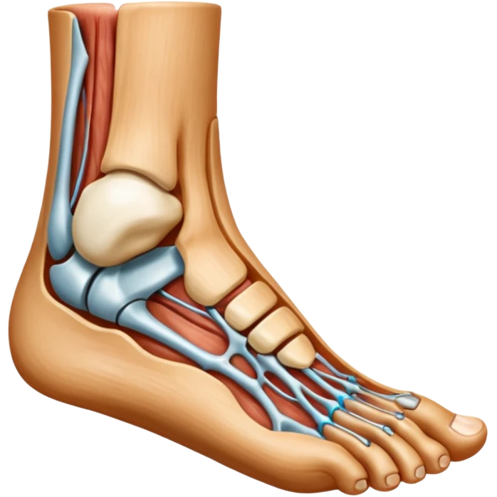 Anatomical foot emoji