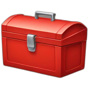 open red tool box emoji