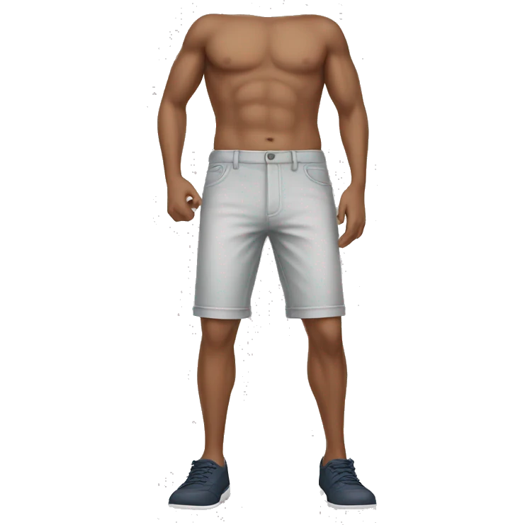 short pants men emoji