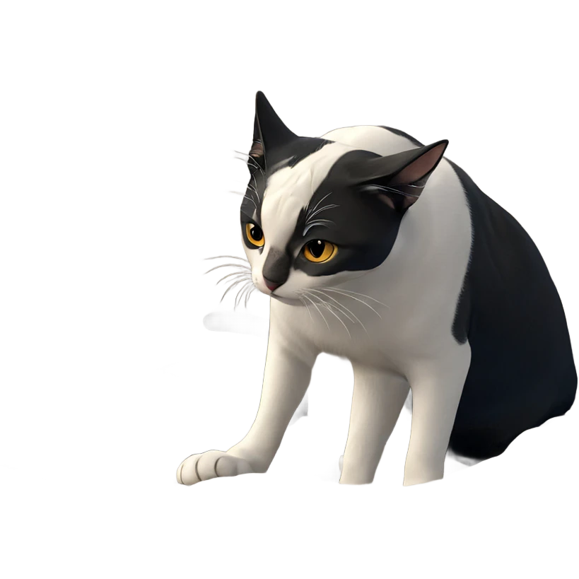 focused feline portrait emoji