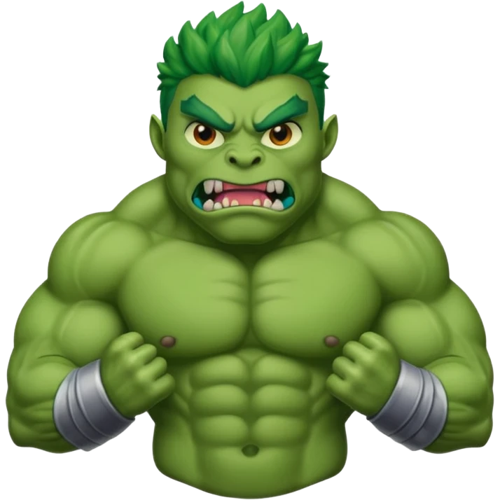 A monster that is very buff that it coould destroy emoji