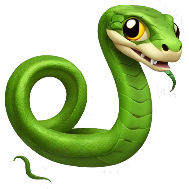 snake with high heels emoji