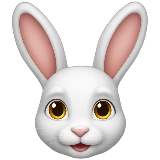 simple bunny emoji