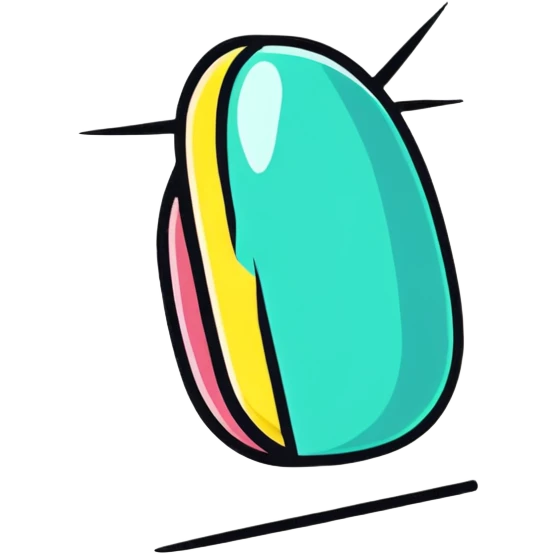 fun cartoon wall nail, simple and expressive emoji