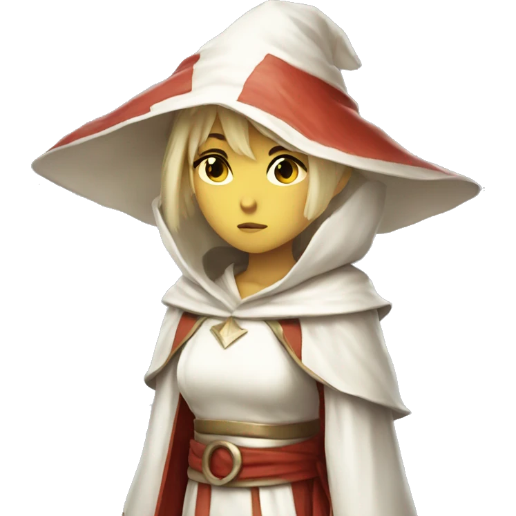 Annoyed girl white mage emoji