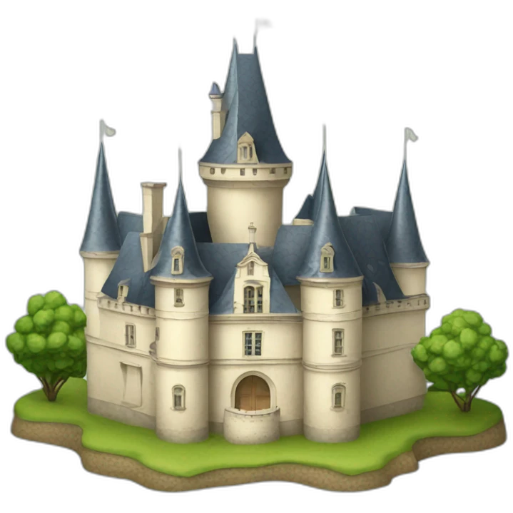 Chantilly castle emoji