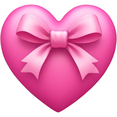 pink heart with a bow emoji