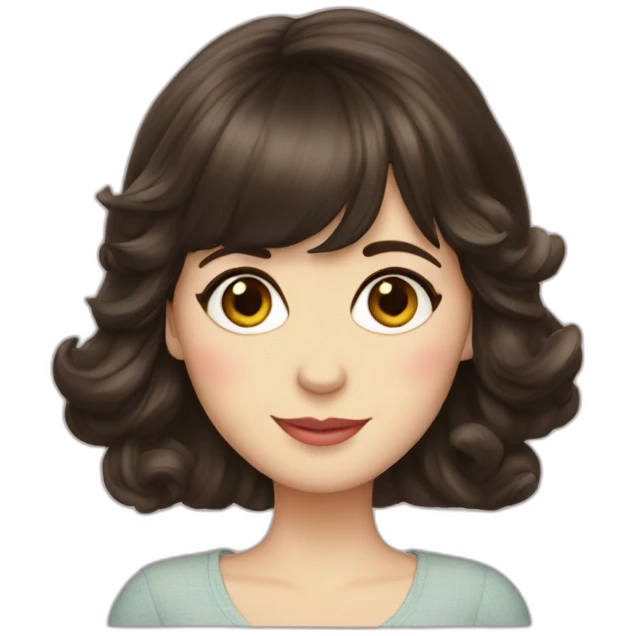 Zooey Deschanel emoji
