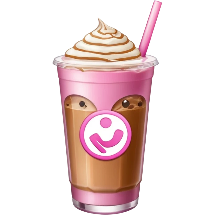 Café en color rosa emoji