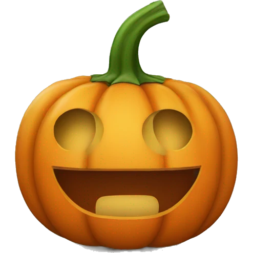 Pumpkin vegetable emoji