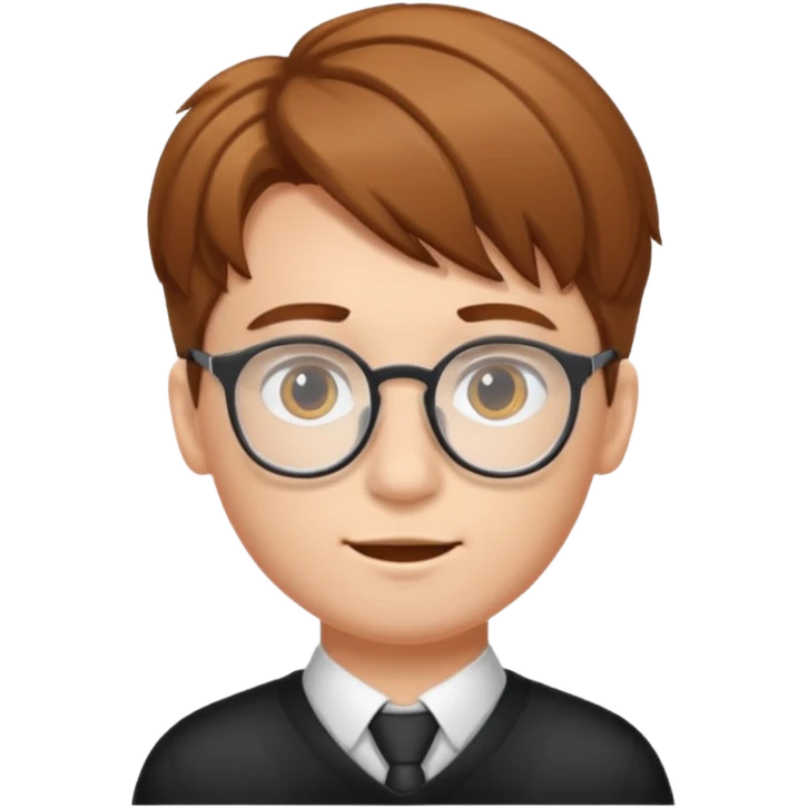 Erstelle mir eine Emoji von einem Jungen. Herkunft: Südamerika, Jung und Gutaussehend, mit durchsichtiger Brille und anderer Frisur  emoji