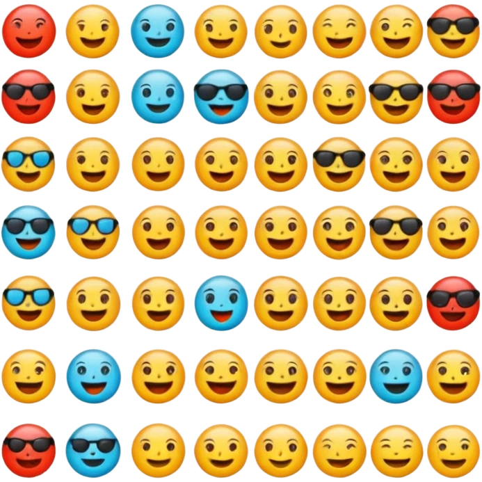 generate 100 emoji ideas for kids emoji