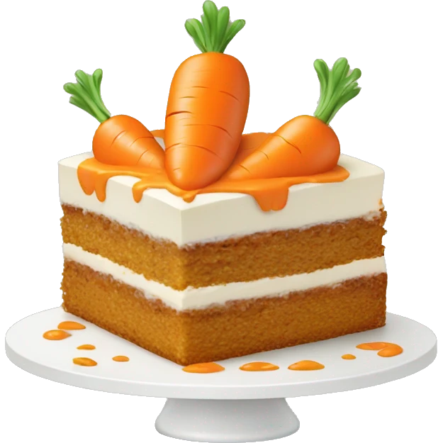 Full Carrot cake  emoji