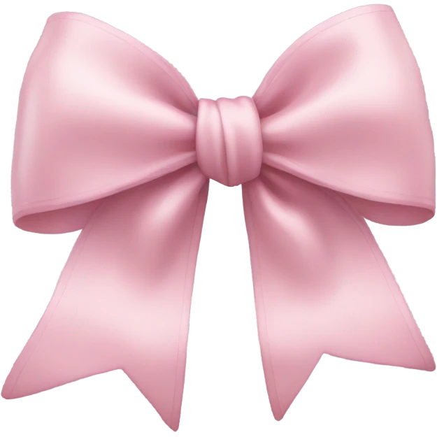 Light pink bow emoji