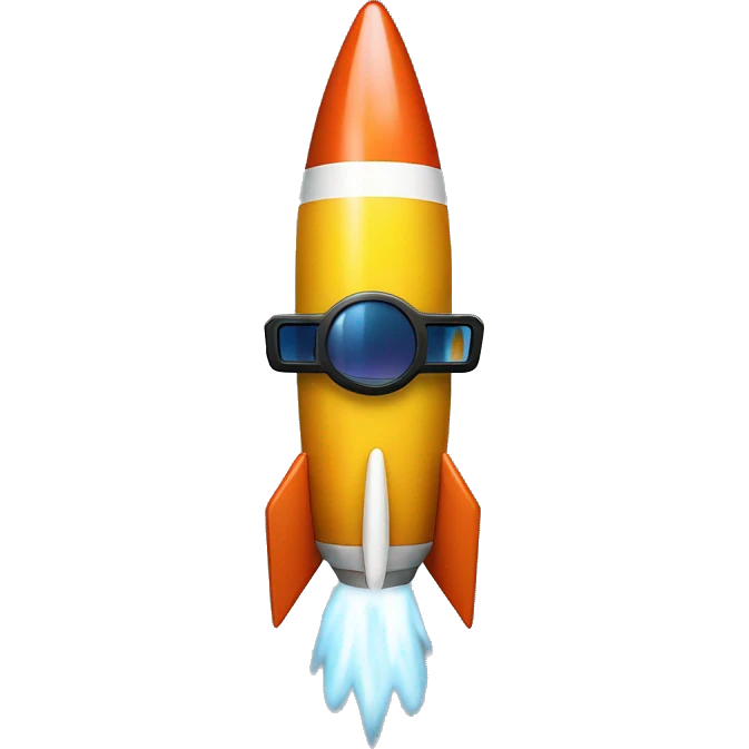 techbrewers logo rocket with sunglasses emoji