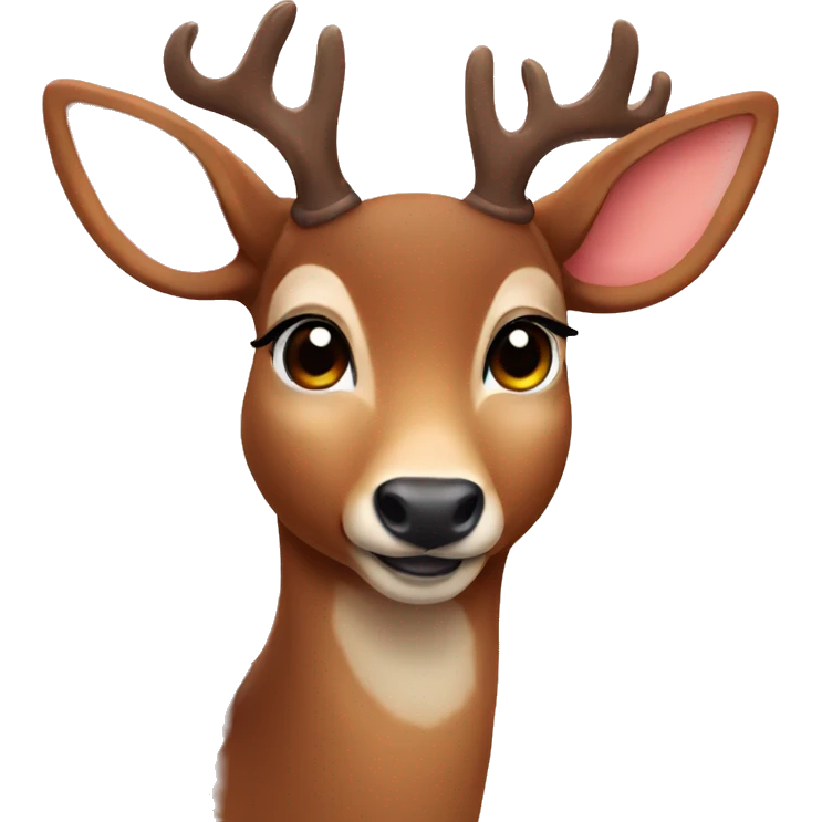 deer in love emoji