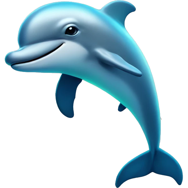 Dolphin in space emoji