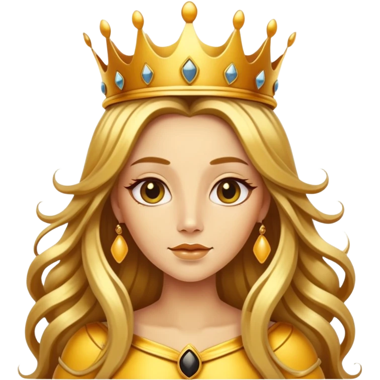 queen bee with human features emoji