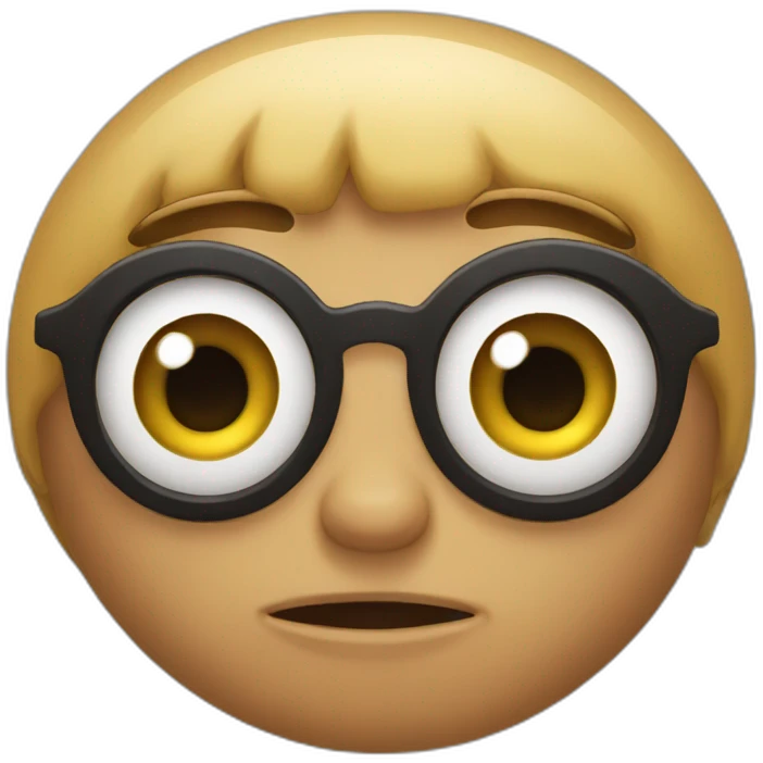 big eyes small mouth emoji