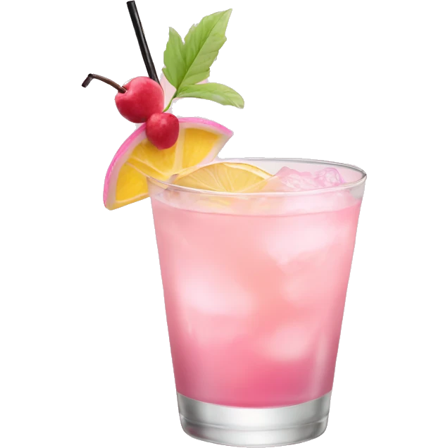 pastel pink cocktail emoji