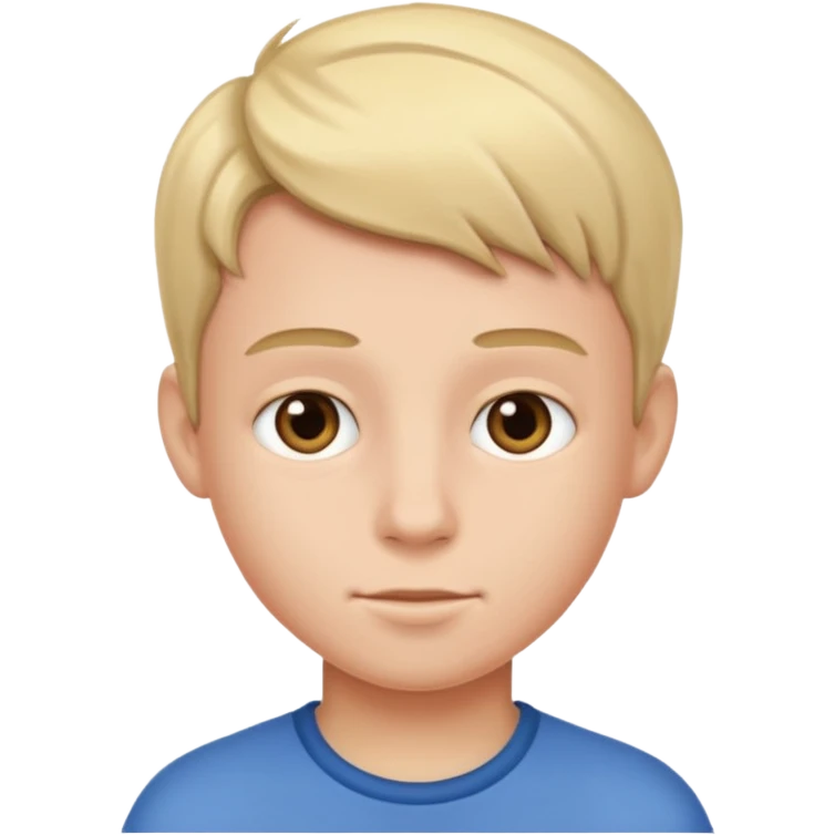 Cut out boy emoji